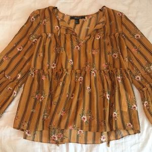 Forever 21 Floral Blouse